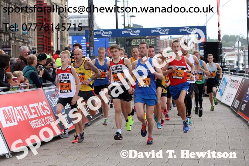 Great  North 5k, Newcastle/Gateshead. Photo: David T. Hewitson/Sports for All Pics